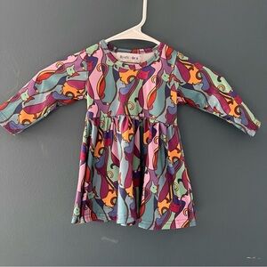 🪩 Sparkledots Siamese Cats Long Sleeve Dress Size 3XS